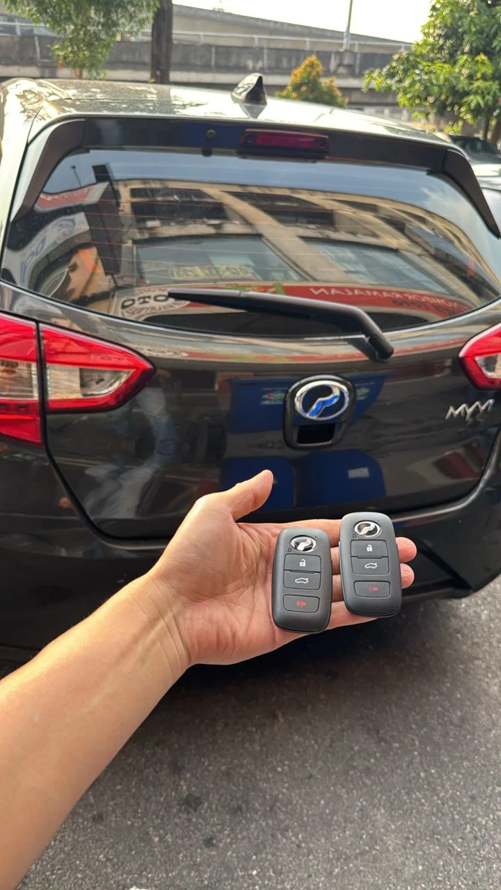 Coding a replacement smart key remote for Perodua vehicle
